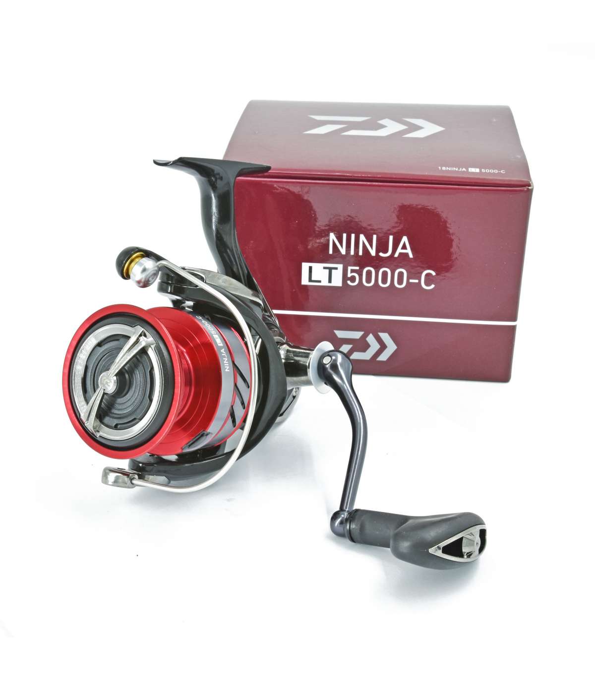 Moulinet Pêche Daiwa Ninja LT BR 5000-C - Roue Libre, Frein ATD, Bobine Longcast ABS | Ratio 5.2:1, 315g, 150m/0.37mm